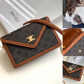 Celine Wallet on chain กระเป๋าสะพายceline