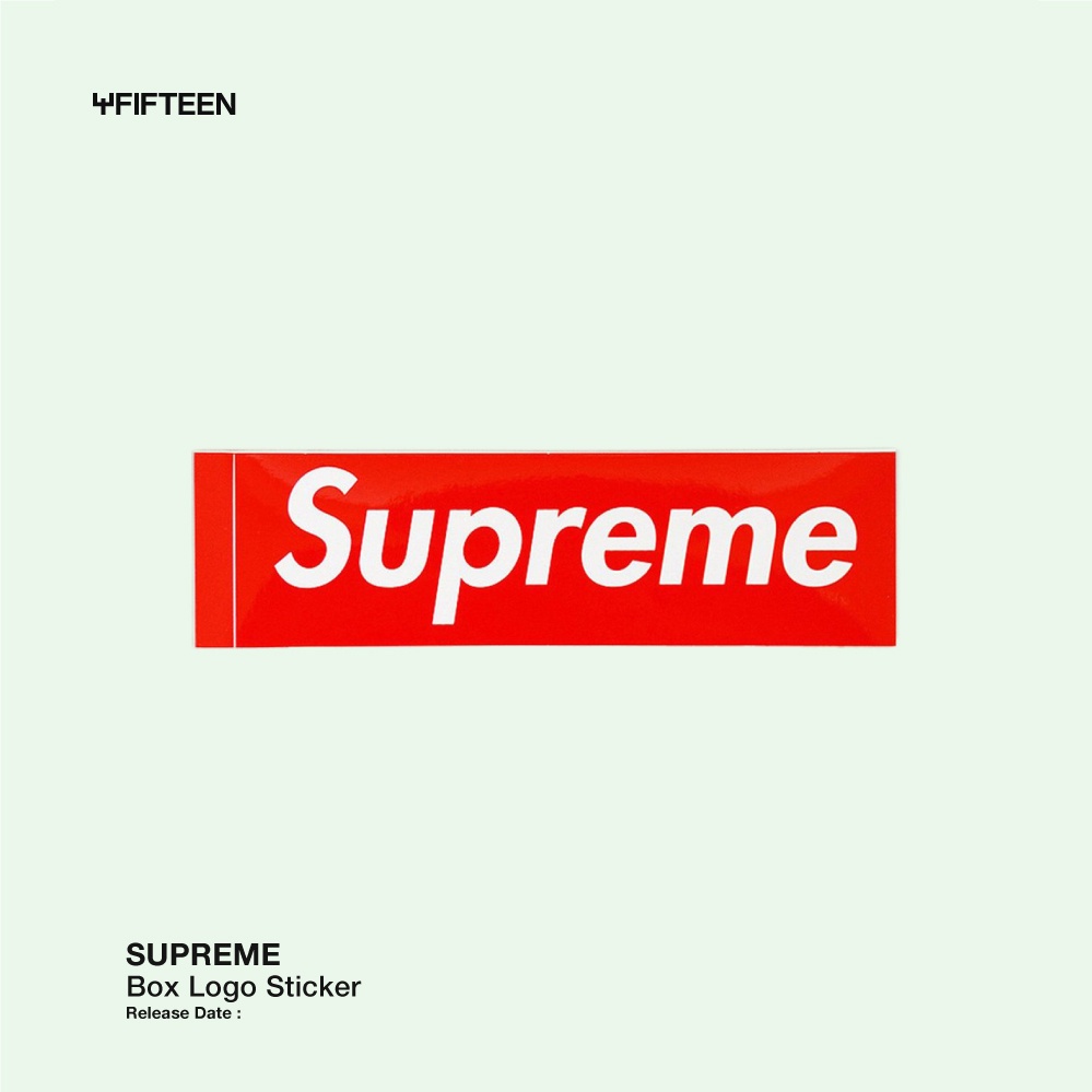 SUPREME Box Logo Sticker