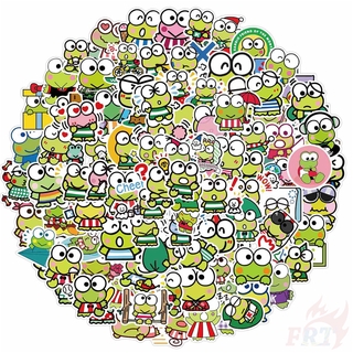 100Pcs/Set ❉ Kero Kero Keroppi - Sanrio Cartoon Character สติ๊กเกอร์ ❉ Waterproof DIY Fashion Decals Doodle สติ๊กเกอร์