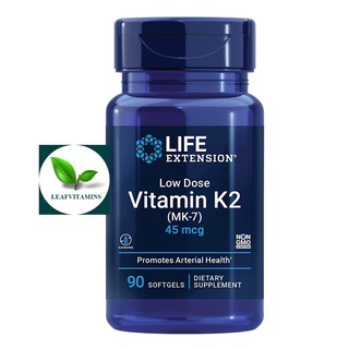 Life Extension Low Dose Vitamin K2 MK-7 45 mcg / 90 Softgels