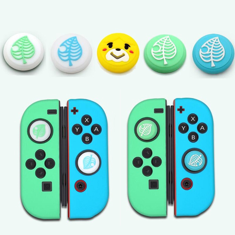 Animal Crossing Silicone Joystick Thumb Caps for Nintendo Switch NS