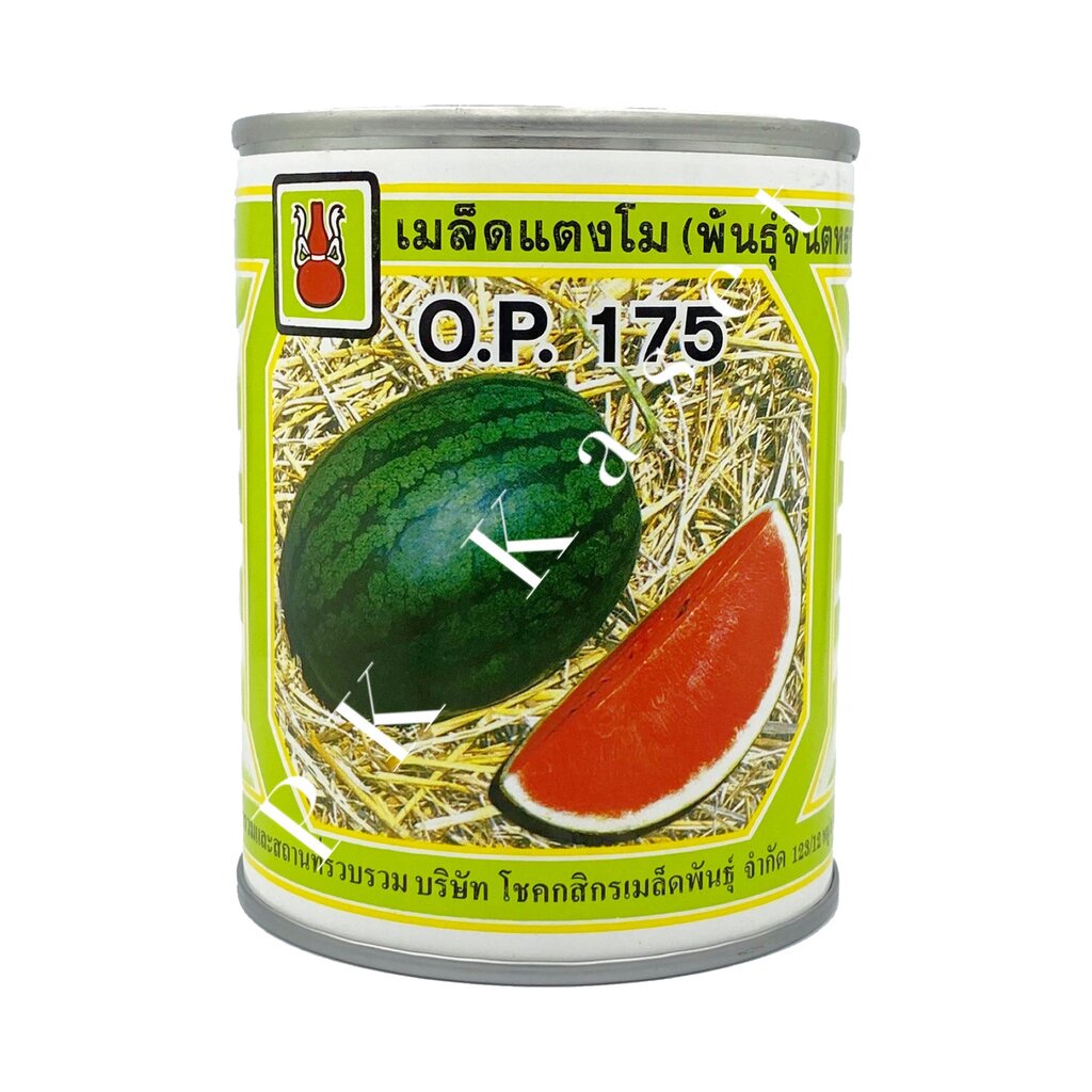 เมล็ดแตงโม จินตรา OP 175 ตราน้ำเต้า กระป๋อง ขนาด 60 g ราคา ถูกที่สุด ดีลบีเคเค แกลเลอรีภาพที่ 2