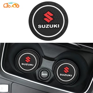 GTIOATO ที่รองแก้วในรถยนต์ กันน้ํา แผ่นรองแก้วน้ําในรถยนต์ สำหรับ Suzuki Swift Celerio Ciaz Dzire Vitara XL7 Carry Solio Ertiga