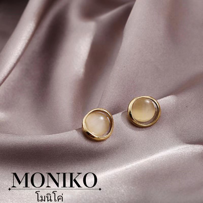 MONIKO حلق بحجر الأوبال — صورة 8
