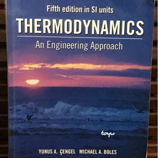 หนังสือ Thermodynamics An Engineering Approach