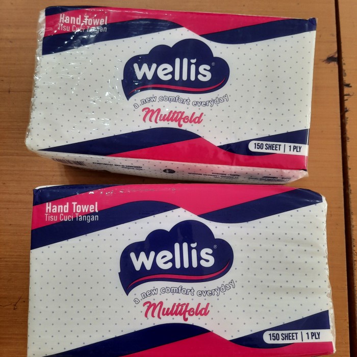 WELLIS HAND TOWEL HAND TOWEL HAND WASHING TISSUE 150SHEET