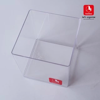 boxbox BB02011( 2 กล่อง)ขนาด 8.5 x 8.5 x 9.75 ซม.กล่องพลาสติกใสอเนกประสงค์ รุ่น Slim