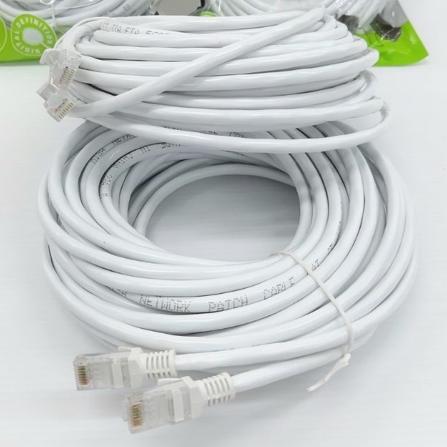 LAN สายเลย CAT6 2/3/5/10/15/20เมตร (ภายใน100%) เข้าหัวสำเร๊จ ยี่ห้อ OMISA toOKER เเท้ พร้อมส่ง