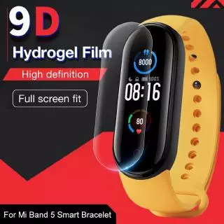 HD Hydrogel ฟิล์มป้องกันหน้าจอสําหรับ For Xiaomi Mi Band 10 9 8 7 6 5 4 3 คลุมทั้งหมดป้องกันฟิล์มสําหรับ for Xiaomi Smart Band 9 Pro / 8 Pro / 7 Pro