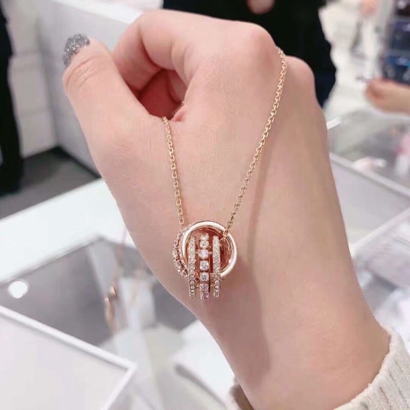 พร้อมส่ง Swarovskiแท้ใหม่ สร้อยคอ 2021swarovski ของแท้ ของแท้ 100% แท้双大环