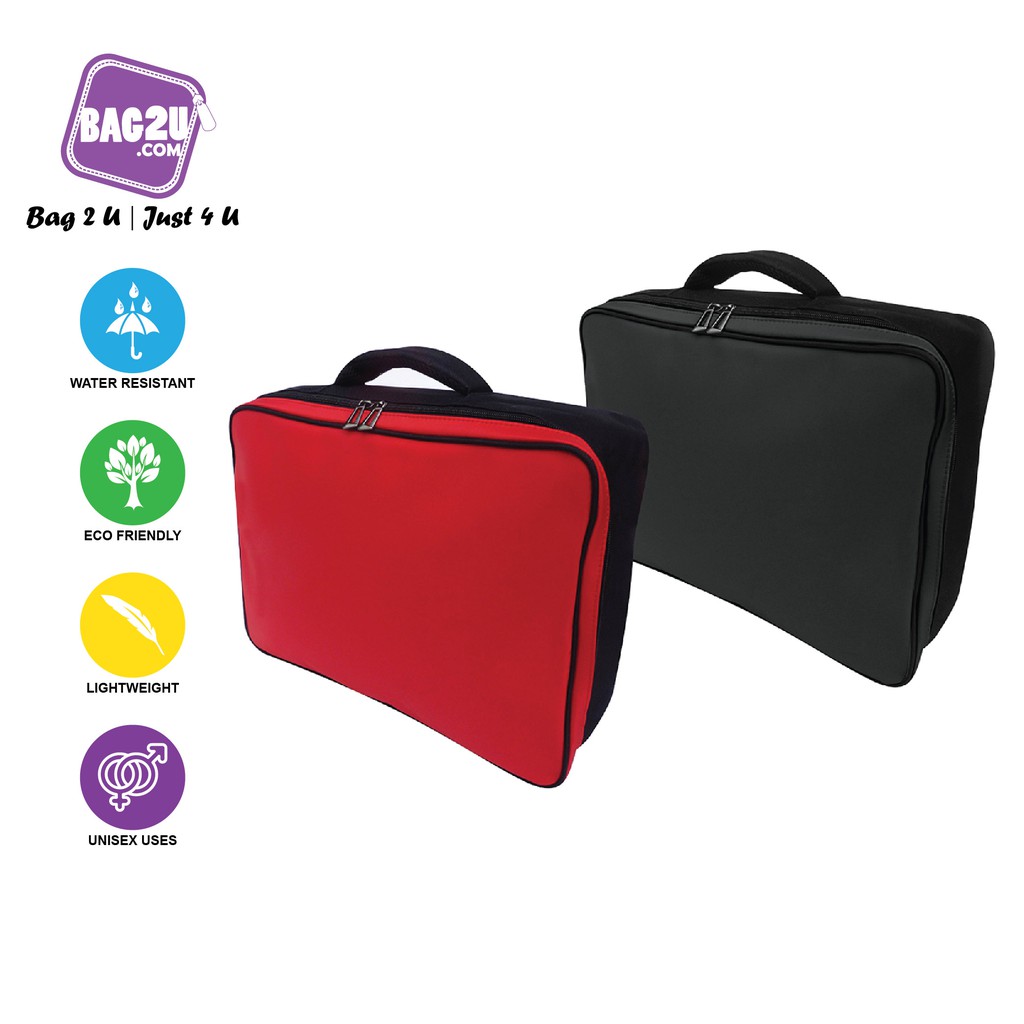 Bag2uHOTMircrofiber Document Bag Corporate กระเป๋าเดินทาง Holder Hand Carry Handle Bag