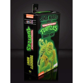 ฟิกเกอร์ NECA 54256 Ninja God Turtle Fluorescent Limited Edition ขยับได้ ขนาด 7 นิ้ว