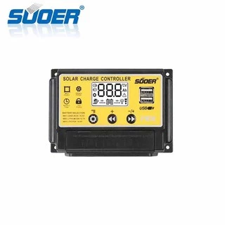 SUOER โซล่าชาร์จเจอร์ 30A Solar Charger Controller 30A