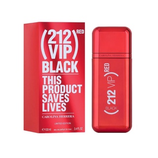 น้ำหอม Carolina Herrera 212 VIP Black (Red) Limited Edition EDP For MEN 100 ml.