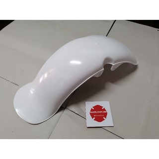 YAMAHA CHAPPY LB50 LB80 FRONT &amp; REAR WHITE PLASTIC FENDER บังโคลนหน้า &amp;​ หลัง ยามาฮ่า ชิปปี้ ของใหม่ *เก็บเงินปลายทางได้