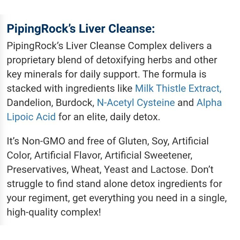 Liver Cleanse Complex วิตามินฟื้นฟูบำรุงตับ ขวด 90 แคปซูล ของแท้ ...