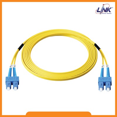 UFP966D31-03 : LINK SC - SC fiber optic Patch cord OS2, Duplex, (3.0 mm Jacket)/UPC-UPC PACKING 3 m.