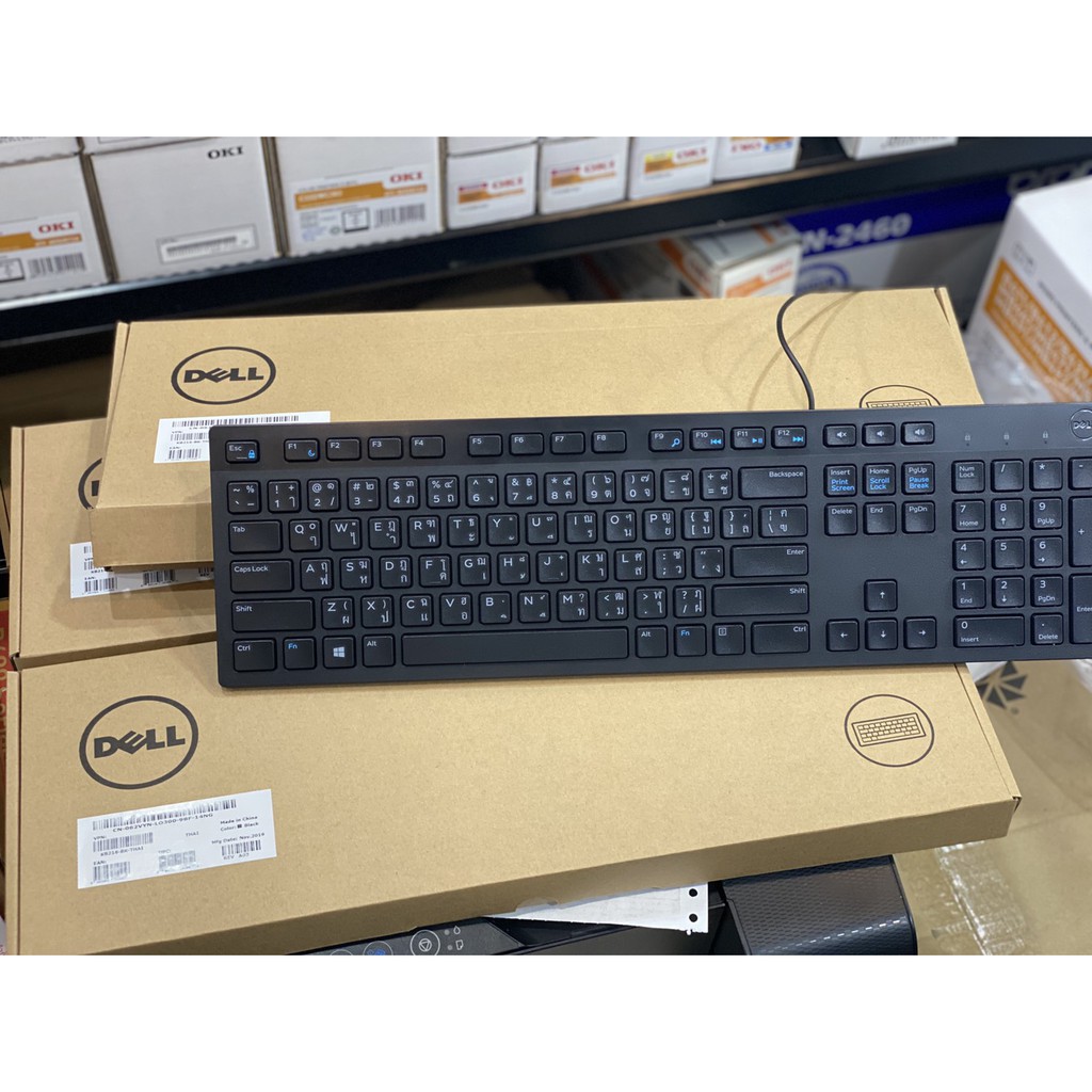 Dell KB216 Multimedia Keyboard ไทย-English USB Warranty 1 Year by Dell / ออกใบกำกับภาษีได้