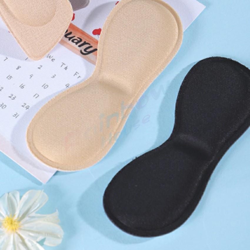 Rainbow แผ่นกันกัด  แผ่นกันรองเท้ากัด เนื้อนิ่ม ช่วยแก้รองเท้าหลวม 1 แพค ต่อ คู่  Sponge heel pad