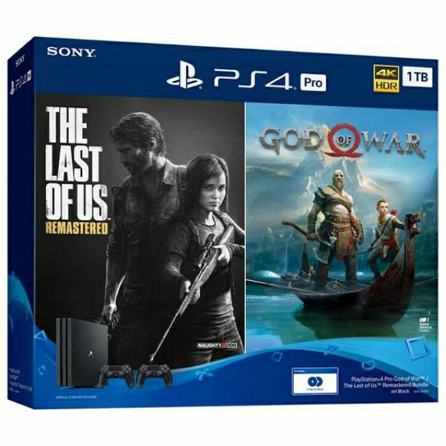 เครื่อง PS4 Pro God Of War 4 + The last of us Bundle : PS4 Pro 1 TB ประกันศูนย์ไทย 2ปี