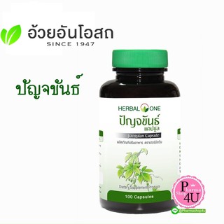 ปัญจขันธ์ (เจียวกู้หลาน) Jiagulan 100 แคปซูล Herbal One อ้วยอัน