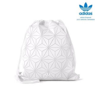 *พร้อมส่ง* Adidas 3D White Gymsack