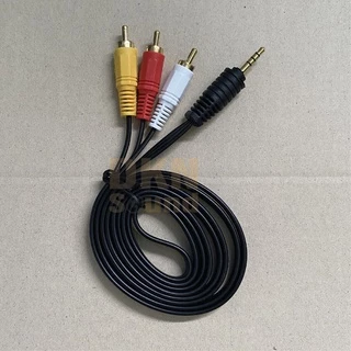 ถูกที่สุด! สาย 3RCA-1TR (3 ขีด) ยาว 1.5 เมตร สายหนา 2.5 มิล ราคาต่อเส้น 🔥 DKN Sound 🔥 สาย 3 ออก 1 สาย AV 1 ออก 3