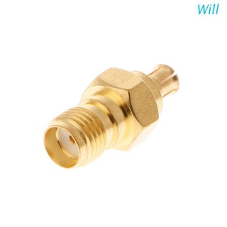 อะแดปเตอร์เชื่อมต่อ SMA Female To MCX Male Plug Straight RF Coaxial