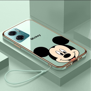 เคสโทรศัพท์มือถือแบบนิ่ม TPU ลายมิกกี้เมาส์น่ารัก หรูหรา สําหรับ VIVO Y02S 2022