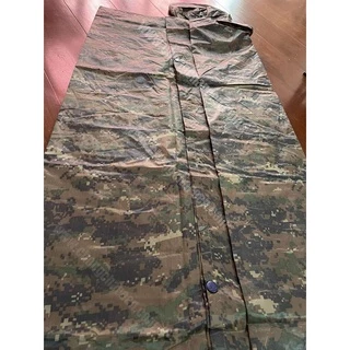 เสื้อกันฝน ลายพรางเขียว ชุดกันฝน อย่างหนา คลุม ค้างคาว