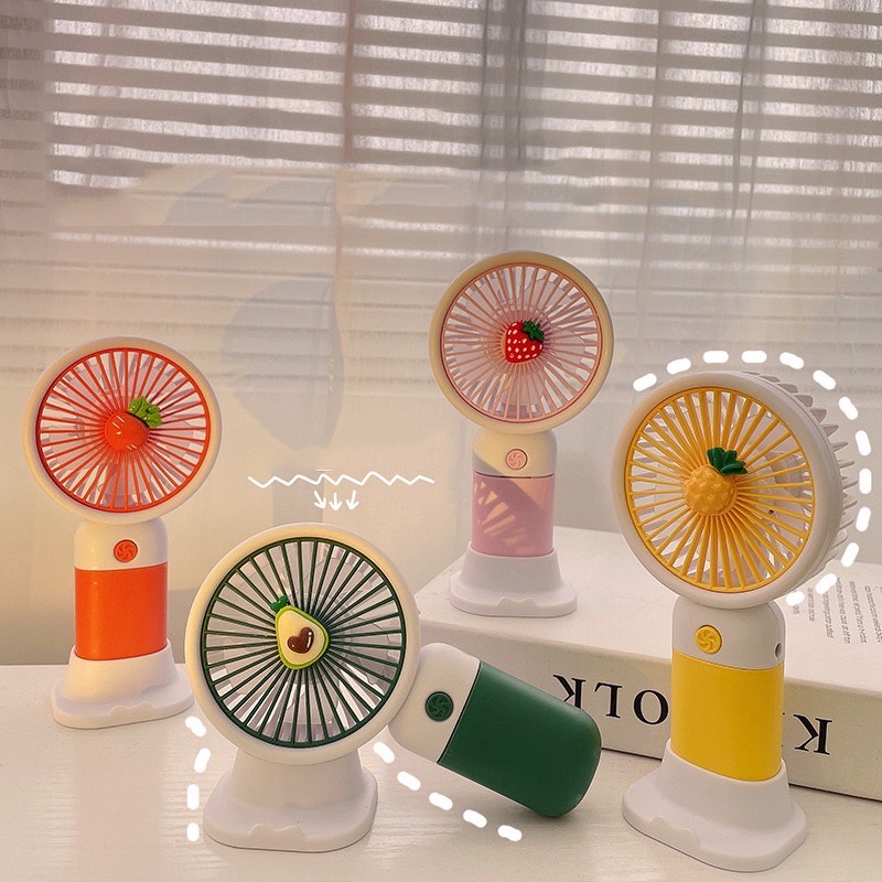 พัดลมพกพา พัดลม USB ชาร์จแบบพกพา สีพาสเทล เก๋ไก๋ลายคิกขุอาโนเนะ