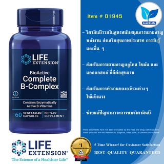 Life Extension BioActive Complete B-Complex / 60 Vegetarian Capsules ...