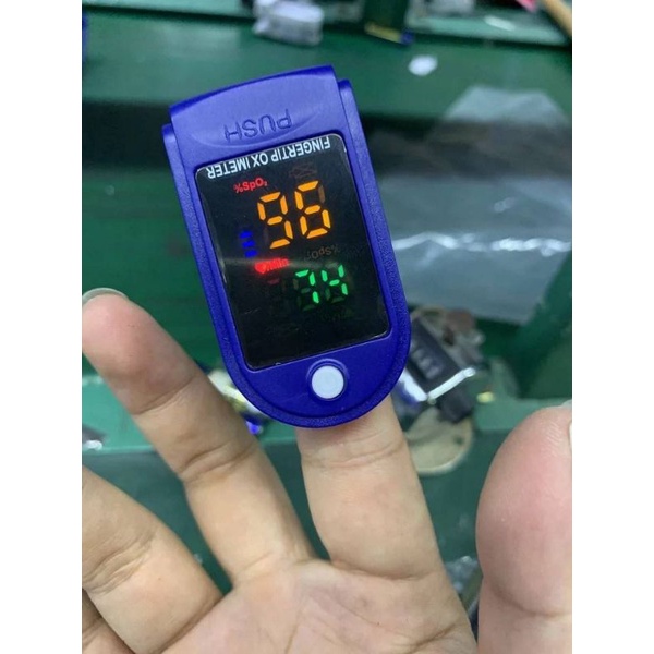 ถูกที่สุด🔥🔥เครื่องวัดค่าออกซิเจนปลายนิ้ว (Fingertip pulse Oximeter) เครื่องวัดออกซิเจนปลายนิ้ว 🔥🔥พร้อมส่งสินค้าในไทย