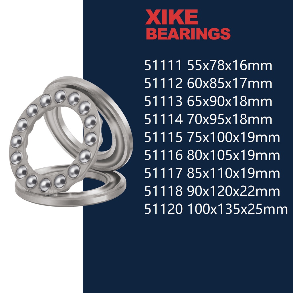 XiKe 51111 51112 51113 51114 51115 51116 51117 51118 51119 51120 ตลับลูกปืนกันรุง