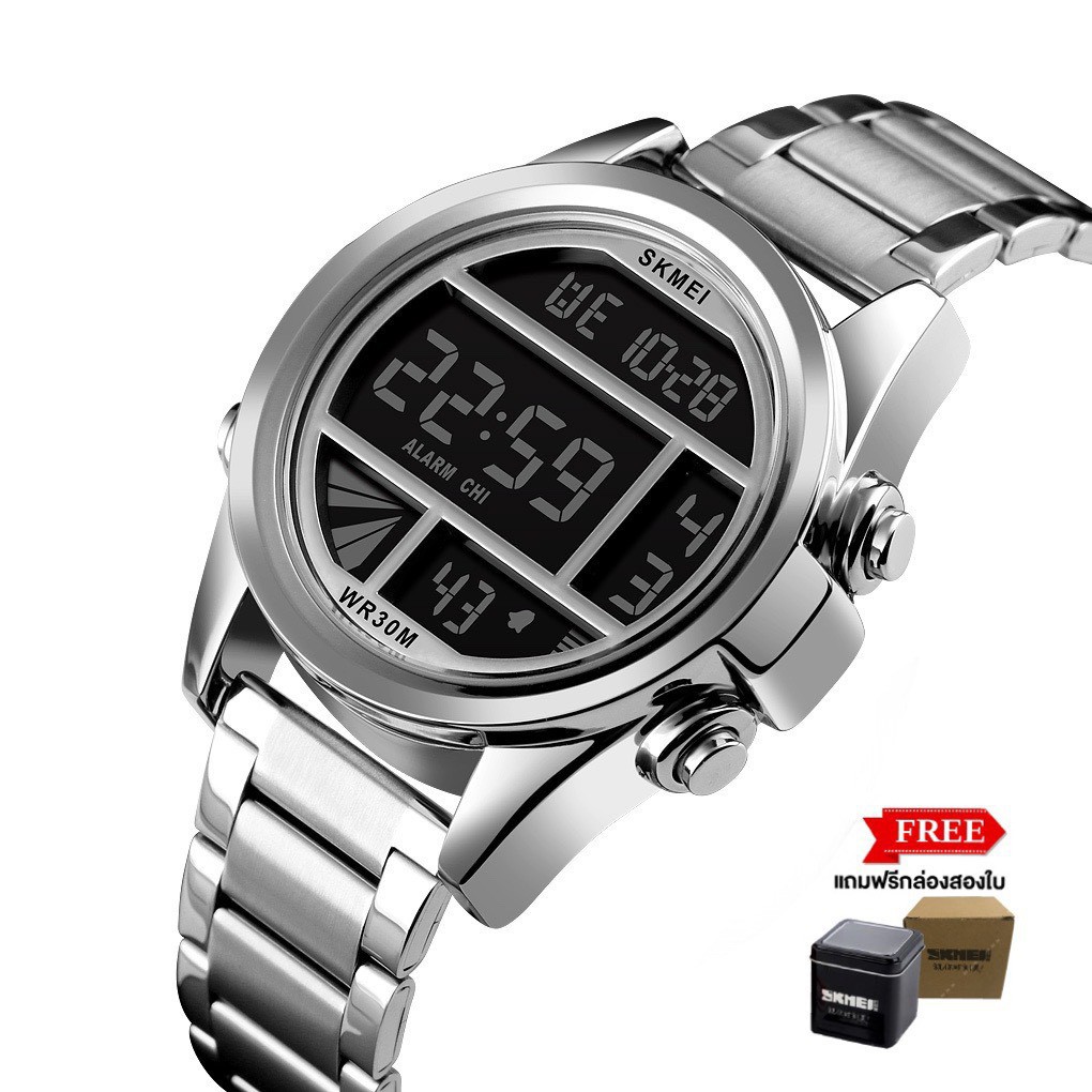 ☁❧№SKMEI 1448 Sport Watch นาฬิกาข้อมือผู้ชาย ไฟLED ส่งเร็ว!