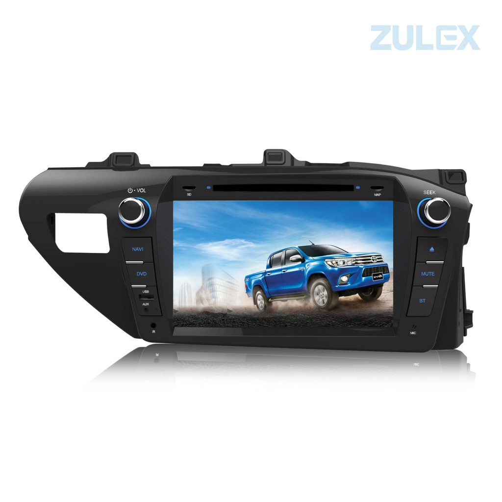 zulex เครื่องเสียงรุ่นใหม่จอ 9นิ้วToyota REVO  รุ่น- RV-915H  รองรับการใช้งาน GPS, DVD, USB, SD,Card