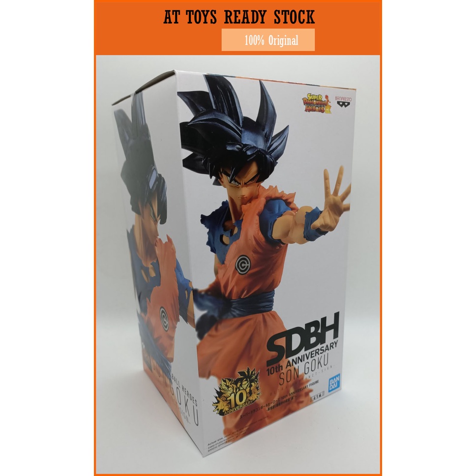 -ORIGINAL-BANPRESTO Dragon BALL SUPER 10TH ANNIVERSARY GOKU ULTRA INSTINT SIGN SDBH GOKU UI