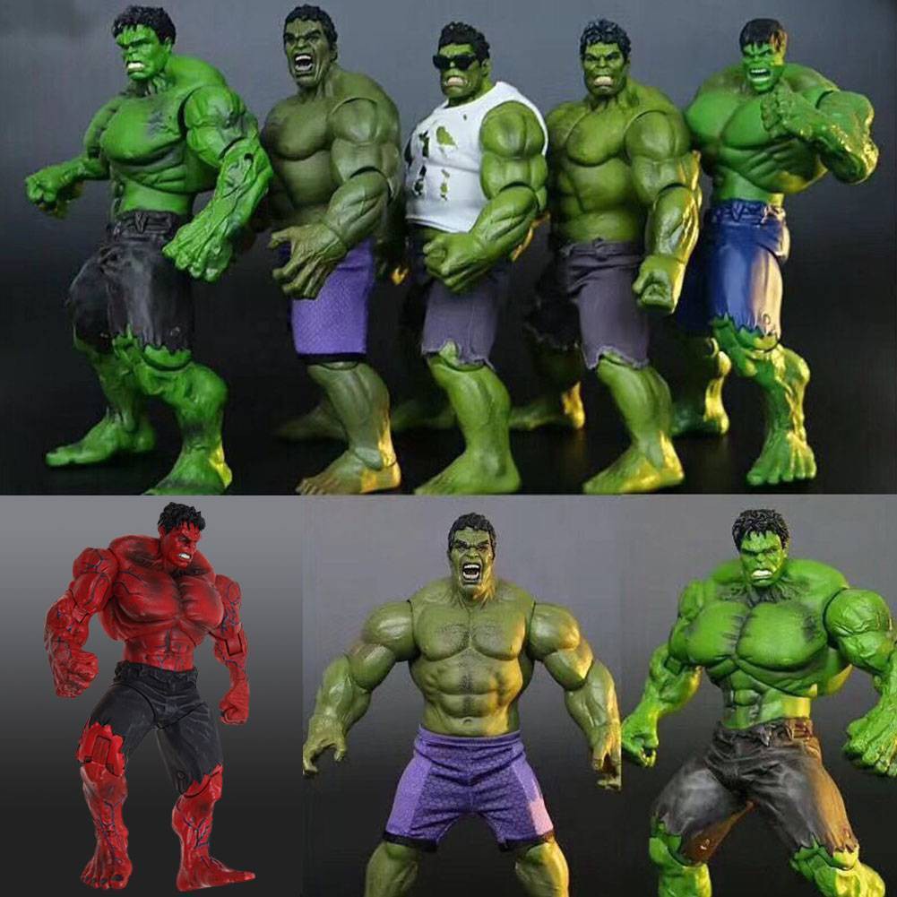 Sctok️10" Marvel Legends The Avengers Incredible Hulk Red Hulk ฟิกเกอร์หลวมของเล่นเด็ก