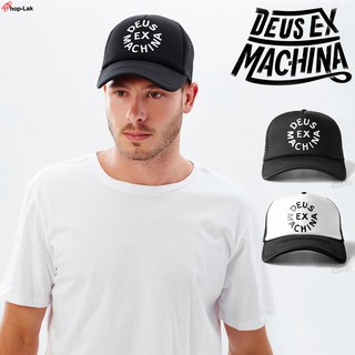 หมวกแก๊ปฟองน้ำ Flexลาย DEUS EX MACHINA ออกเเบบลงตัวกับหมวกเเก๊ปฟองน้ำตาข่ายดำ สามารถปรับไซด์ได้ มี2สีให้เลือก NO . F7AH1