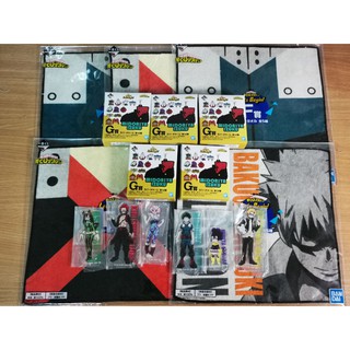 My Hero Academia Lets Begin รางวัลIchiban Kuji พวงกุญแจ/Acrylic Stand/ผ้าเช็ดหน้า