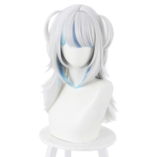 L9129 วิกผมคอสเพลย์ hololive Gawr Gura Gawr Gura Virtual Idol Shark cos 444C12002466）