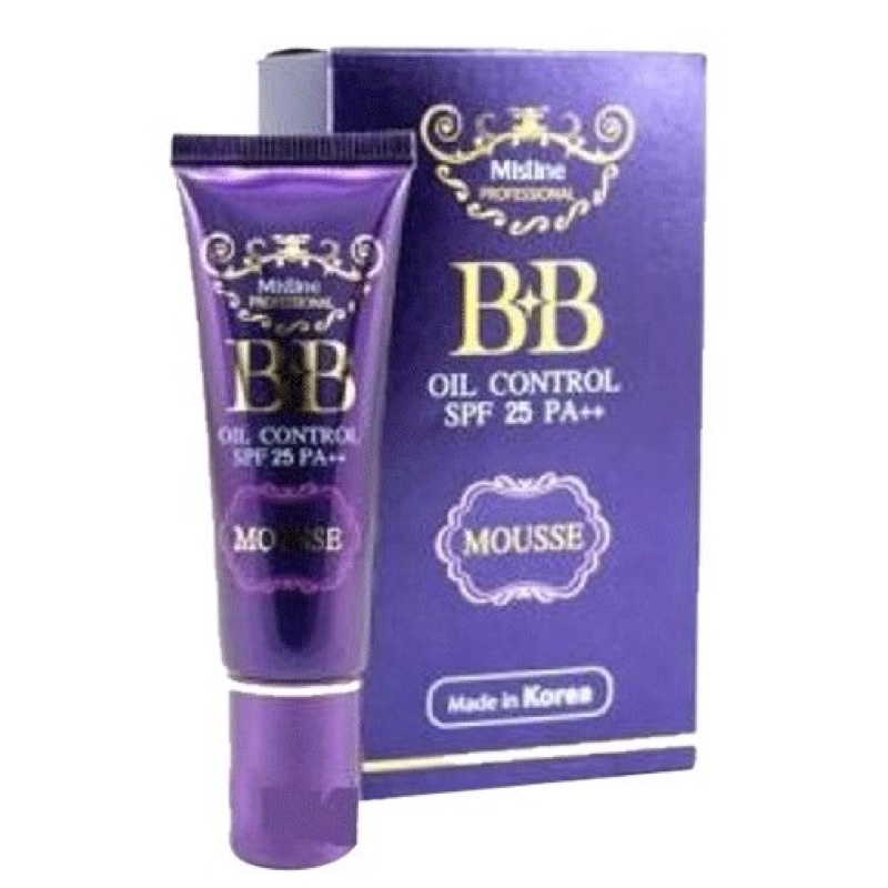 ของแท้‼️มิสทีน บีบี ออยล์ คอนโทรล มูส SPF25 PA++ 15ก.ของใหม่ล่าสุดหมดอายุปี2027ค่ะ