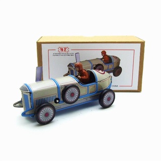 Classic Toy ของเล่นโบราณ ของเล่นสังกะสี ไขลาน MS 507 Retro Racing