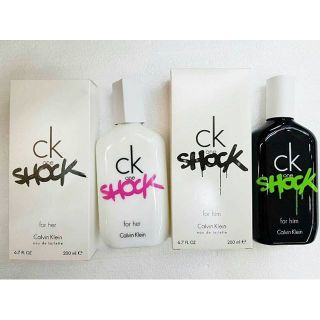 Ck shock for him 200/her 200ml พร้อมกล่องtester ขวดละ 1,600฿