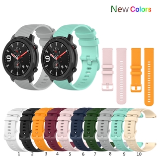 สายนาฬิกาซิลิโคนสำหรับ Huami Amazfit GTR mini /4 / 3/ 2 42mm 47mm GTR2 2e GTR3 Pro GTR4