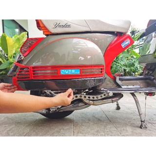 กาบล่างฝากระโปรง​ข้าง​ Vespa P-series, PX, T5 ‼️Rare‼️วัสดุ​เพียวคาร์บอน​เคฟล่า​ #vespa​ #vespapx