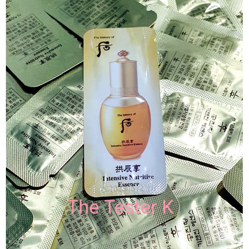 #พร้อมส่ง /Exp21/5/27 #The History of Whoo - Intensive Nutritive Essence 1ml (ขั้นต่ำ 10 ชิ้น คละแบบได้)
