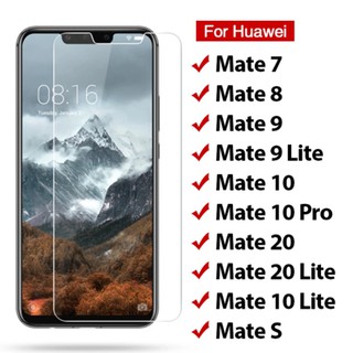 Huawei Mate 7/ Mate 8/ Mate S/ Mate10 lite / Mate 9 Smartphone Tempered Glass Mate 10pro 20 lite Safety Screen Protector Protective Glass Film