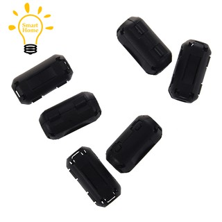 ♯♪6 Pcs Clip On EMI RFI Noise Ferrite Core Filter for 5mm Cable