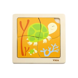 [Tortoise] Viga Toys Handy Flat Puzzle ตัวต่อจัมโบ้สำหรับเด็กเล็ก นำเข้าจากประเทศเยอรมัน